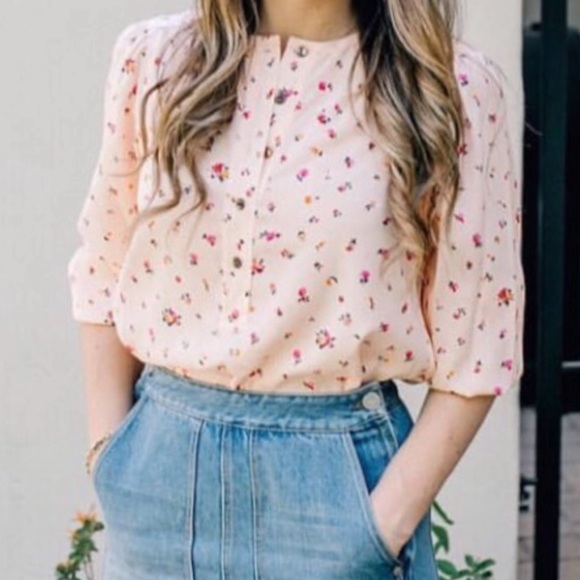 Rebecca Taylor Tops - Rebecca Taylor Floral Blouse